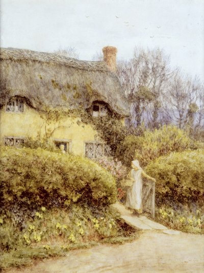 Hütte in der Nähe von Freshwater von Helen Allingham